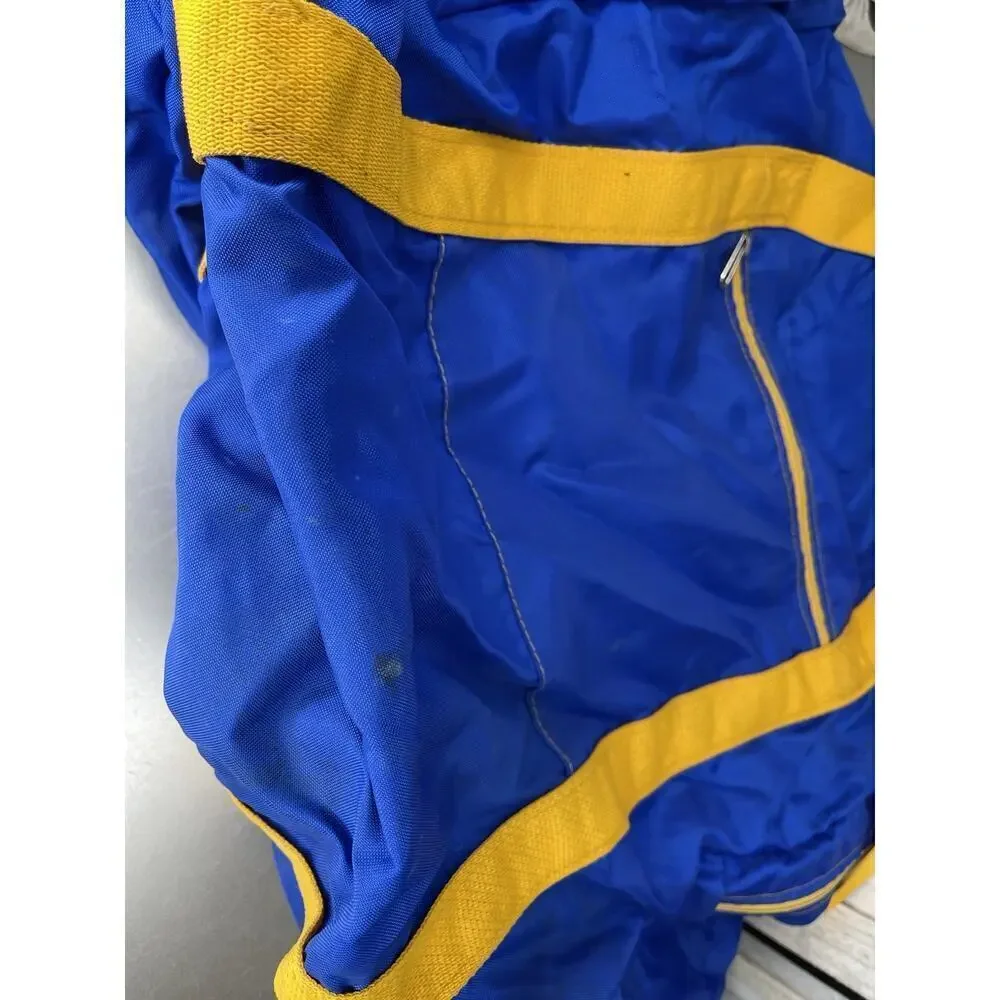 Vintage California All Stars Equipment Duffle Blue Team Bag by Triple M Bag Co.